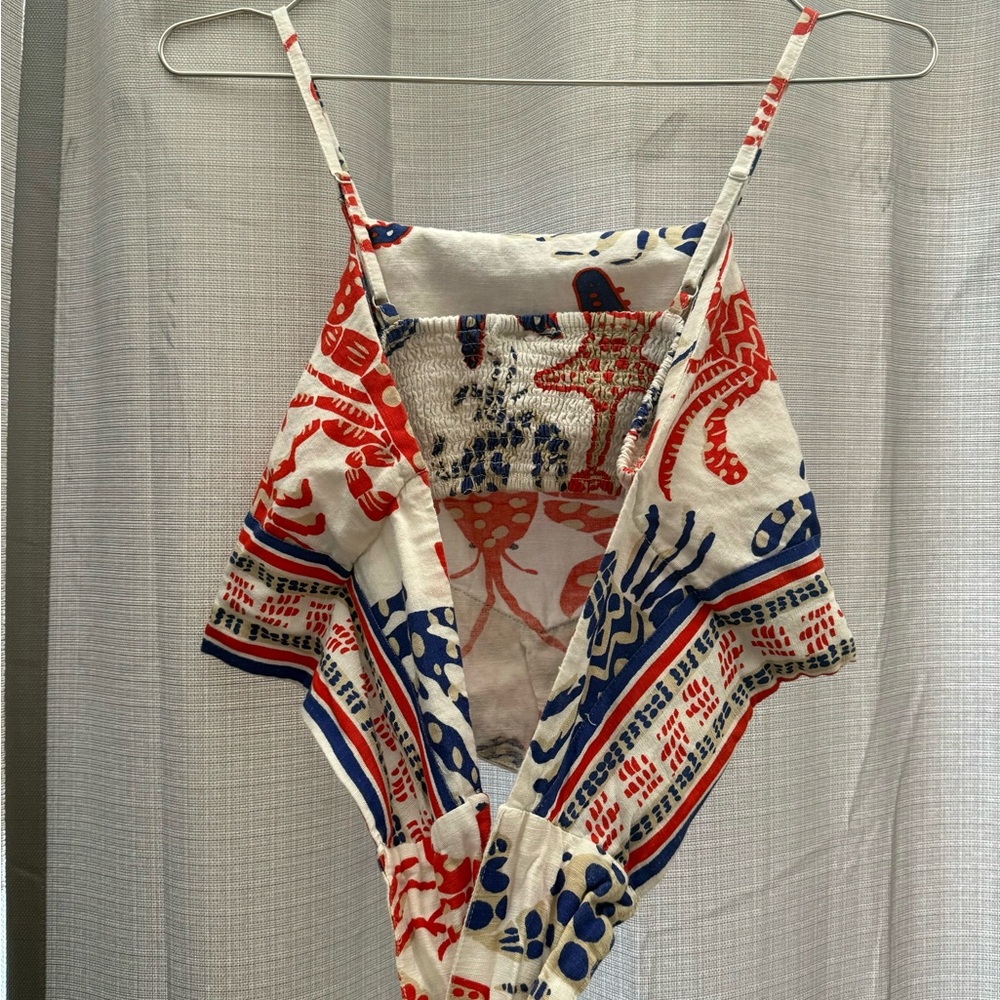 Nautical Crab Pattern Scarf - image 3